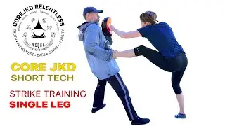Balance Strike Training 1 Foot | Core JKD Short Tech 2