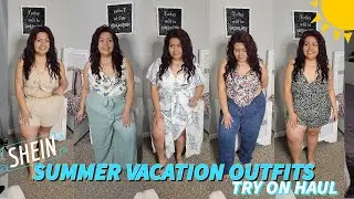 SHEIN SUMMER HAUL 2023 | VACATION OUTFITS | Mid\Plus Size TRY ON HAUL | Shein Vacay