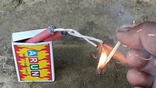 Cracker experiments videos #Amazing Matchstick experiments videos #Funnyexperiment Videos Viral 😱😱😱😱