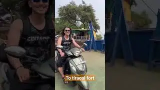 To tiracol fort. #India #GOA #Tiracolfort #Northgoa #motorcycles #trip #インド旅 #ゴア #indialover