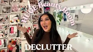 HUGE BEAUTY ROOM DECLUTTER & TRANSFORMATION