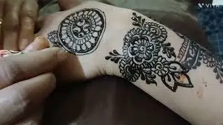 Simple #flower back hand 🤚 #mehndi #designs 