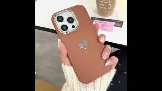 Silver Plated Love Heart iPhone Case