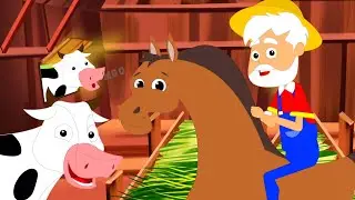 Old Macdonald Had A Farm, Animal Cartoon and Kids Rhymes