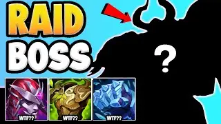 LEAGUE MMO RAID BOSS BUILD! (This Guy Is NOT Fair)