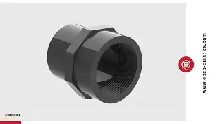 U-PVC Male Plain Spigot to Female Threaded Adaptor | epco Plastics