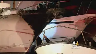 Fire Breaks Out At Marblehead Boat Storage Facility Overnight