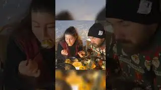 ❄️WARM TENT CAMPING IN DEEP SNOW #wintercamping #outdoors #snowcamping