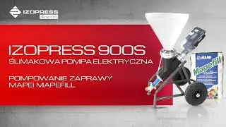 Pompowanie zaprawy MAPEI MAPEFILL pompą IZOPRESS 900S |zoservice
