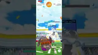 Pok&eacute;mon Go - Nihilego Raid Boss - Duo.  (Super easy.)
