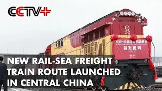 New Rail-Sea Freight Train Route Launched in Central China