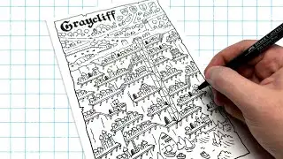 Drawing Fantasy City Maps