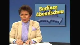 Berliner Abendschau Oct18, 1989