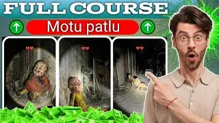 😱 Old Cartoon Characters Horror Flashlight AI Video Editing | Scary Torch Effect 🔦