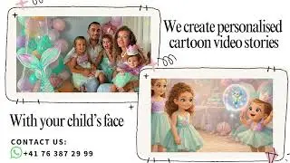 Personalized Cartoon Video Stories With Your Child&rsquo;s Face 🌊 Ocean Personalized Story for Your Child