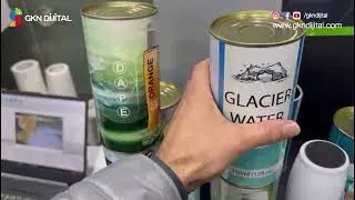 Gkn Digital Sublistar Silindir Şişe Baskı Makinası