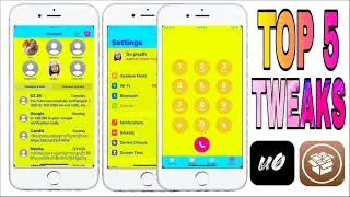 NEW TWEAKS - Best 5 Tweaks for iOS 13 - 13.6/iOS 12 - 12.4.8