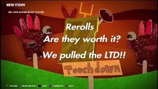 Madden 21 Autumn Harvest, Rerolls, are they good?  We testing them out!