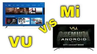 Mi Vs Vu,Which Is The Best Smart Tv In 2020 Compared || In Telugu ||