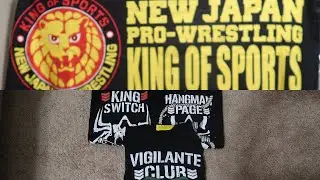 Pro Wrestling Tees Unboxing 5/22/22 - Bullet Club & NJPW