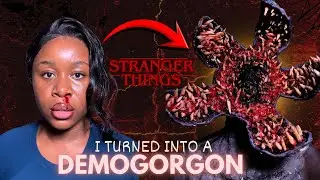 STRANGER THINGS: I Turned Myself Into an Open Mouth DEMOGORGON  #strangerthings #demogorgon 