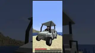 Minecraft But I Have A Golfcart #shorts