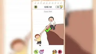 Brain Test All-Star: IQ Boost Level 102 Save him.