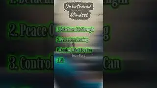 The Unbothered Mindset (Why Nothing Shakes You Anymore) #shorts #shortsvideo #facts