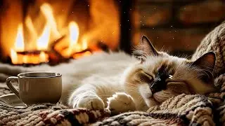 Relaxing Piano Music for Cats 🐾 Healing Purring Sounds for Stress Relief, Anxiety & Deep Sleep