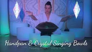 Tears in Heaven | 1 hour handpan music | Handpan & Crystal Singing Bowls for Inner Peace