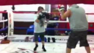 Ryan Clark training