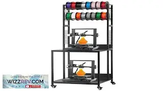 VEVOR 3D Printer Filament Storage Rack 4 Tier 3D Printer Stand with Filament