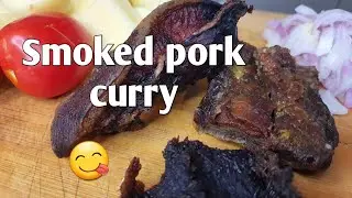 Northeast smoked pork recipe | Oksha akangba thongba