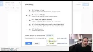 Changing Google Doc Settings