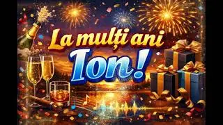 La Mulți Ani Ion 🎉 Melodie Specială de Sf&acirc;ntul Ion 🎶 Urări de Aniversare pentru Ion