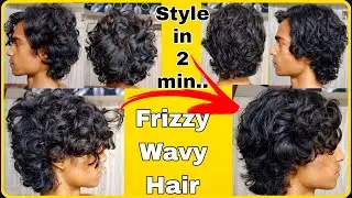 How to Fix Frizzy/Wavy Hair MEN ( QUICKLY )