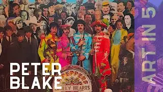 Peter Blake one of the leading figures of the Pop Art movement