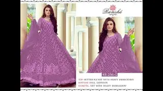 Ramsha R-256Nx Light Bridal Eid Collection|| Latest Design unboxing  Ramsha Of Pakistani Suit 2021