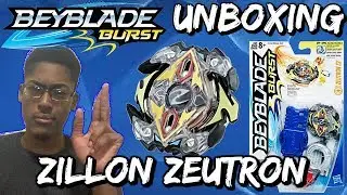Zeutron Z2 Infinity Weight (Beyblade Burst Unboxing, QR Code, and Test!)