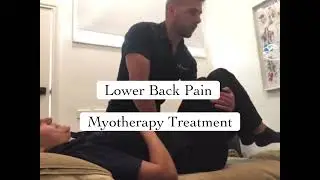 Lower Back Pain Myotherapy Treatment