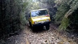 Pinzgauer on the Black Bluff 4WD Track