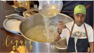 Easiest/fastest chicken stock you can make at home, using a pressure cooker. Liquid gold in no time