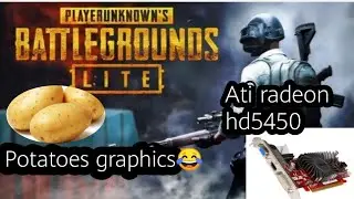 when someone accidently play pubg lite on ati radeon hd 5450 then this happened?