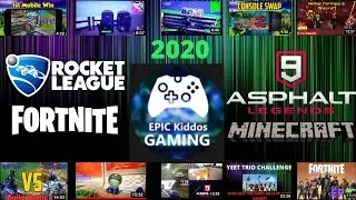 EPIC Kiddos gaming 2020 reacp