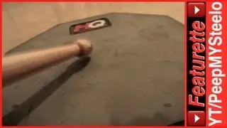 HG RealFeel Drum Practice Pad For Percussion Training For Drum Set to Marching Snare Drums
