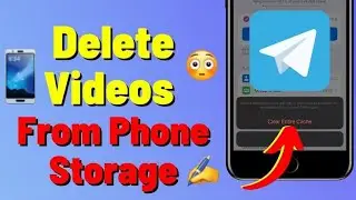 How To Delete Telegram Files Permanently From mobile 2025 ||Telegram settings in Tamil
