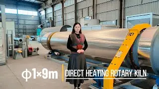φ1×9m Direct Heating Rotary Kiln