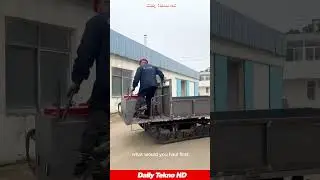 Forget Wheelbarrows, THIS Is How You Haul! 💪 #MiniDumper