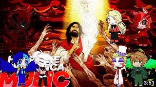 Hazbin Hotel e Arcanjos Reagindo ao Rap de Jesus Cristo Ressurreição