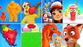 Grimace Monster, Count Master, Juice Run, Runner Coaster, Snake Run Race, Food Run, Twerk Race 3D 